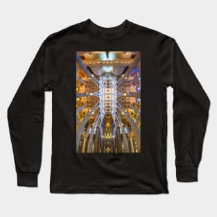 Sagrada Familia cathedral in Barcelona, Spain Long Sleeve T-Shirt